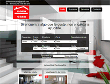 Tablet Screenshot of novacasa-inmobiliaria.com